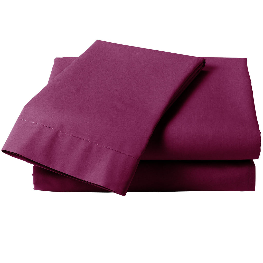 Percale Single Fitted Sheet – 12 Colours Available, Crisp & Breathable Bedding