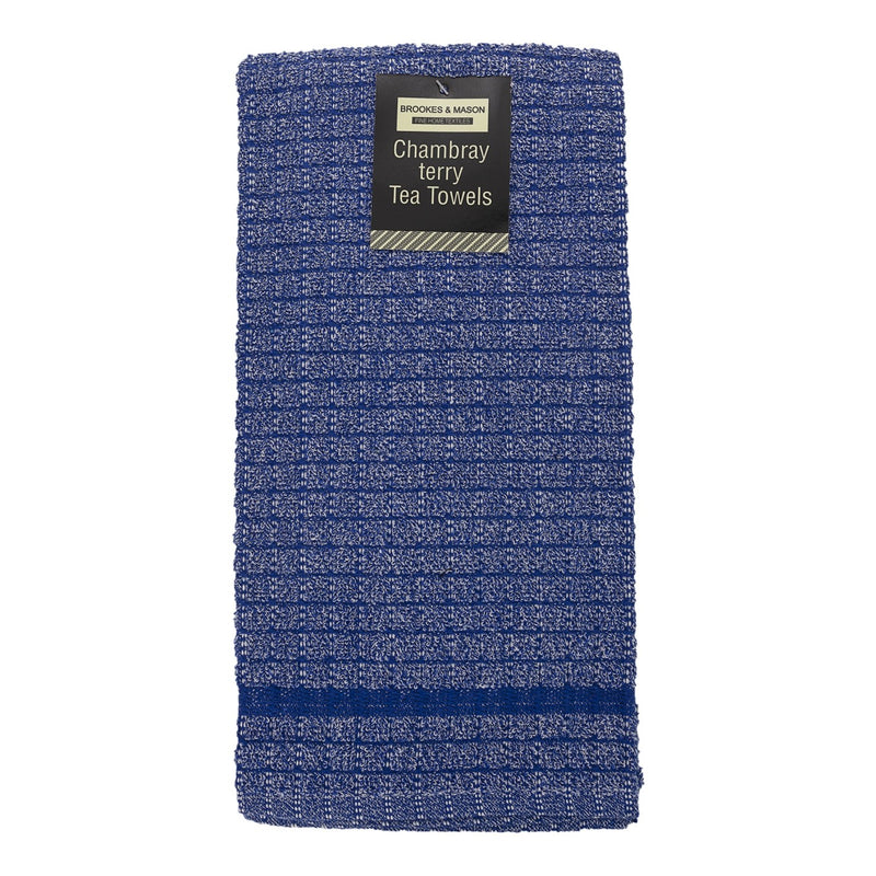 Chambray Terry Tea Towels - Pack of 10