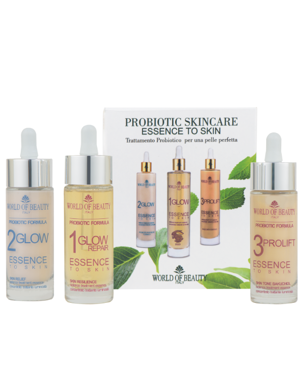 ESSENCE TO SKIN PREBIOTIC SKINCARE TRIO SET