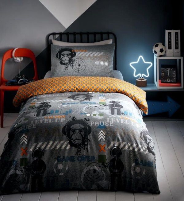 Gamer Single Duvet Set – Gaming-Themed Bedroom Bedding