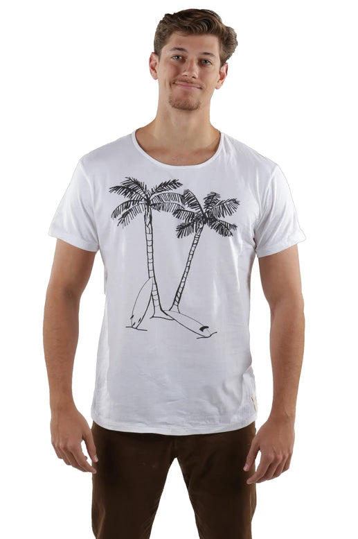 Surfboard Open Neck Tee