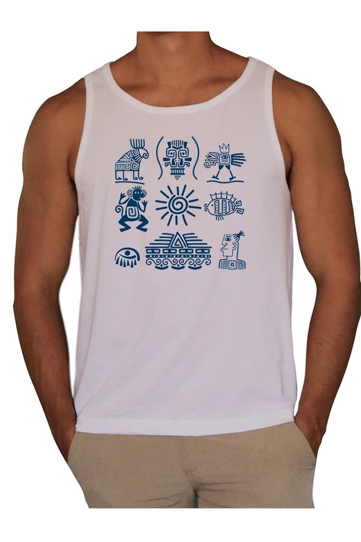 Hieroglyphs Graphic Tank Top
