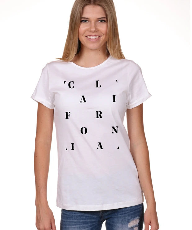 California Boyfriend Fit Tee