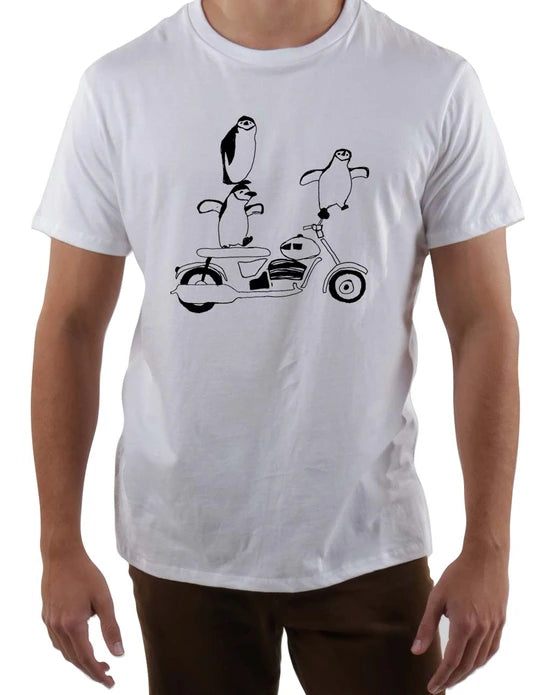 Crazy Penguin Crew Neck Tee