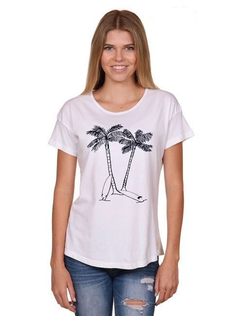 Women’s Surfboard Seashell Tee