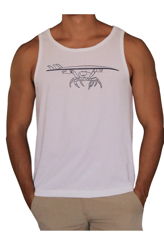 Crab Line Art Tank Top