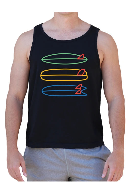 Quiver Black Shirt Tank Top