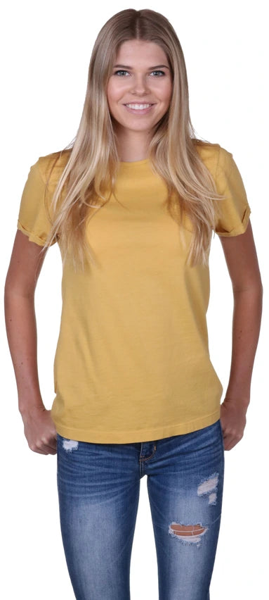 Women’s Boyfriend T-Shirt in Yellow