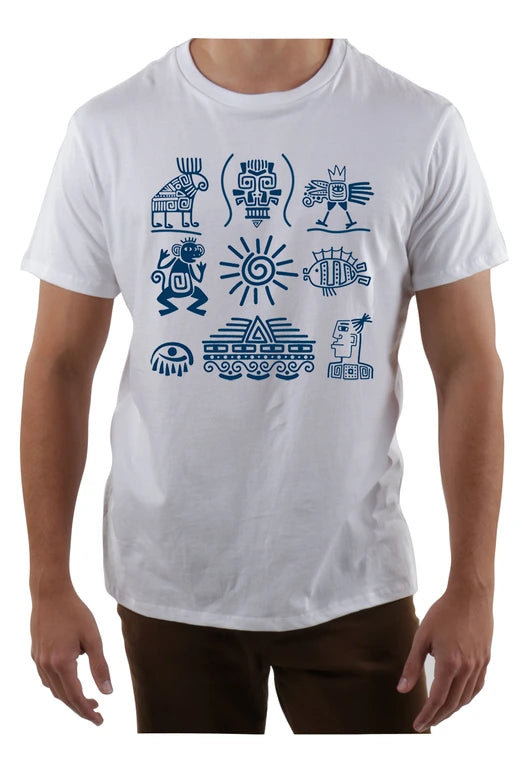 Hieroglyphs Crew Neck Tee
