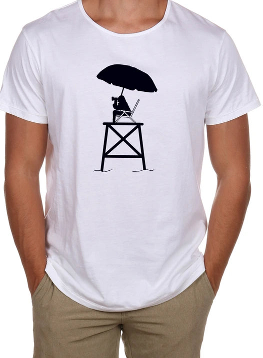 Lifeguard Open Neck Tee
