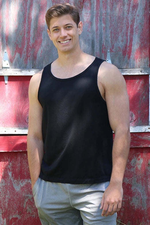 Men’s Premium Black Supima® Cotton Tank Top
