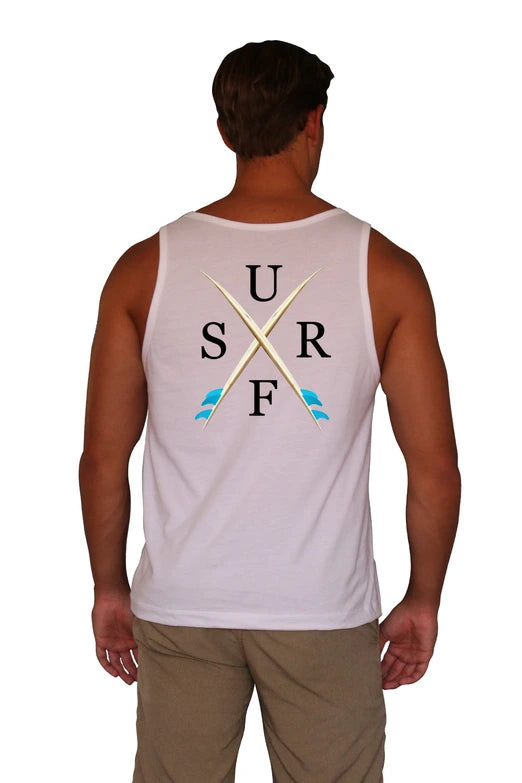 Surf Board Crossing Tank Top