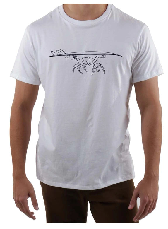 Crab Line Art Crew Neck