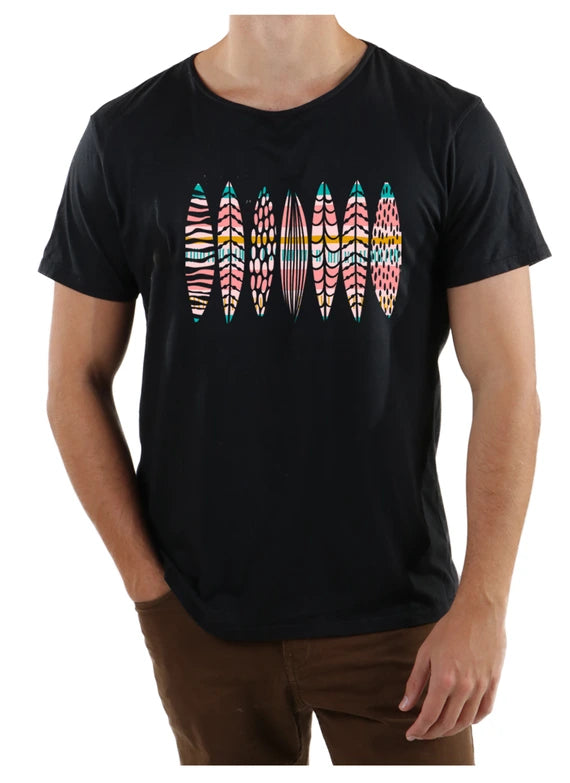 Septuplets Open Neck Tee