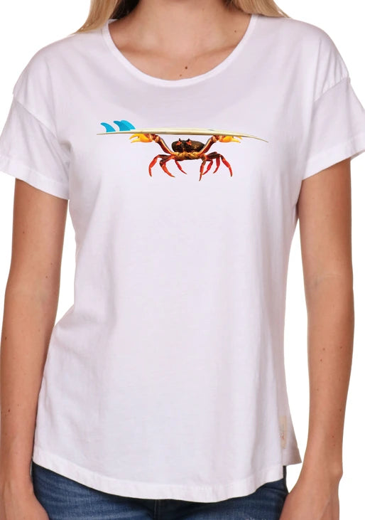 Finders Keepers Crab Seashell Women Tee