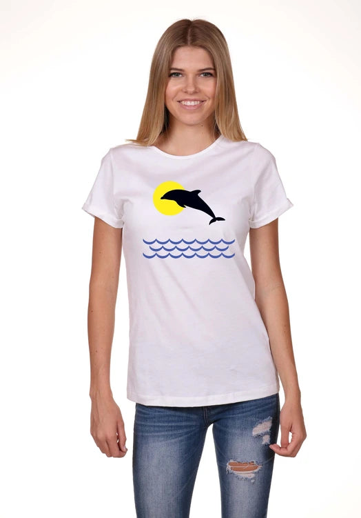 Women’s Dolphin Boyfriend Tee