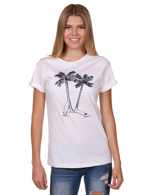 Surfboard Boyfriend Tee for Women