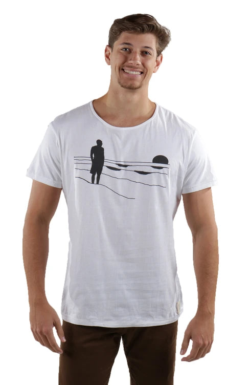 Silhouette Open Neck Tee