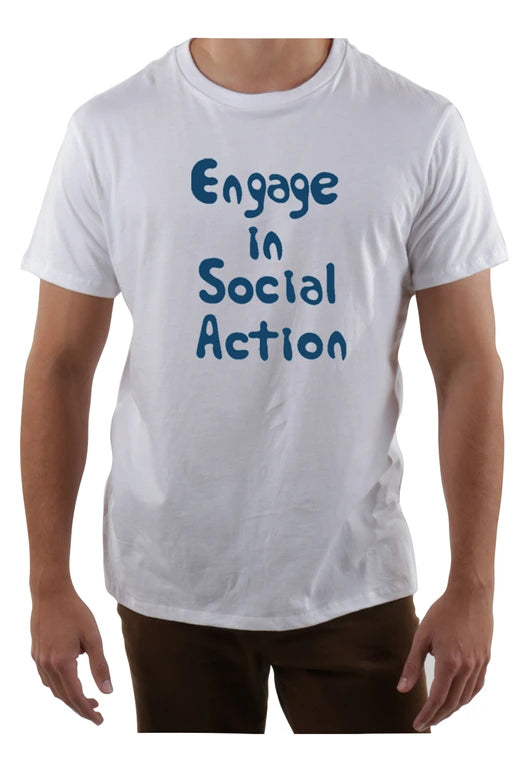 Engage in Social Action Crew Neck Tee