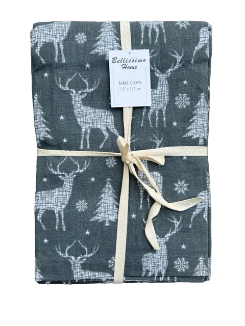 Festive Deer Table Cloth