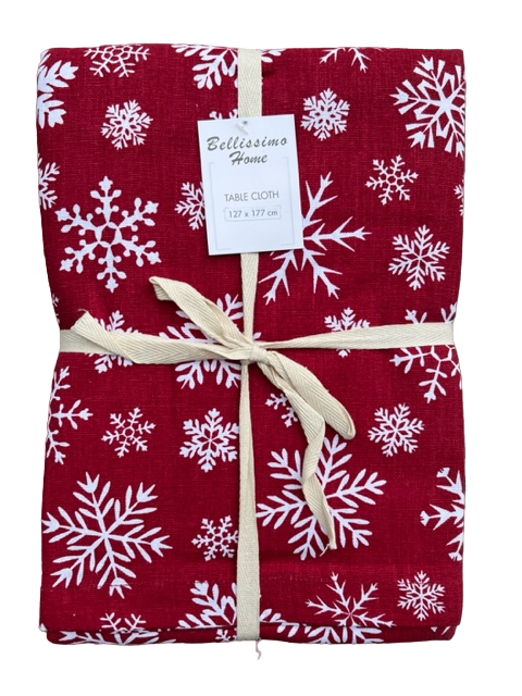 Snowflake Christmas Table Cloth