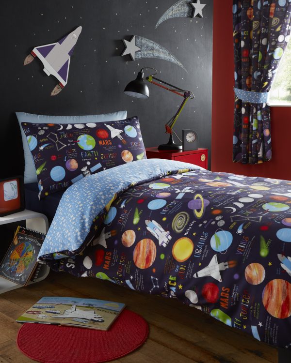 Planets Duvet Set – Space-Themed Bedding for Kids & Teens