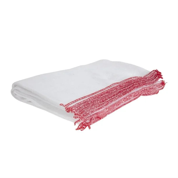 Large Red Edged Dishcloth x 100