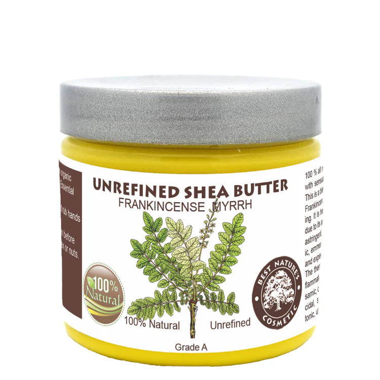 Unrefined Frankincense & Myrrh Shea Butter